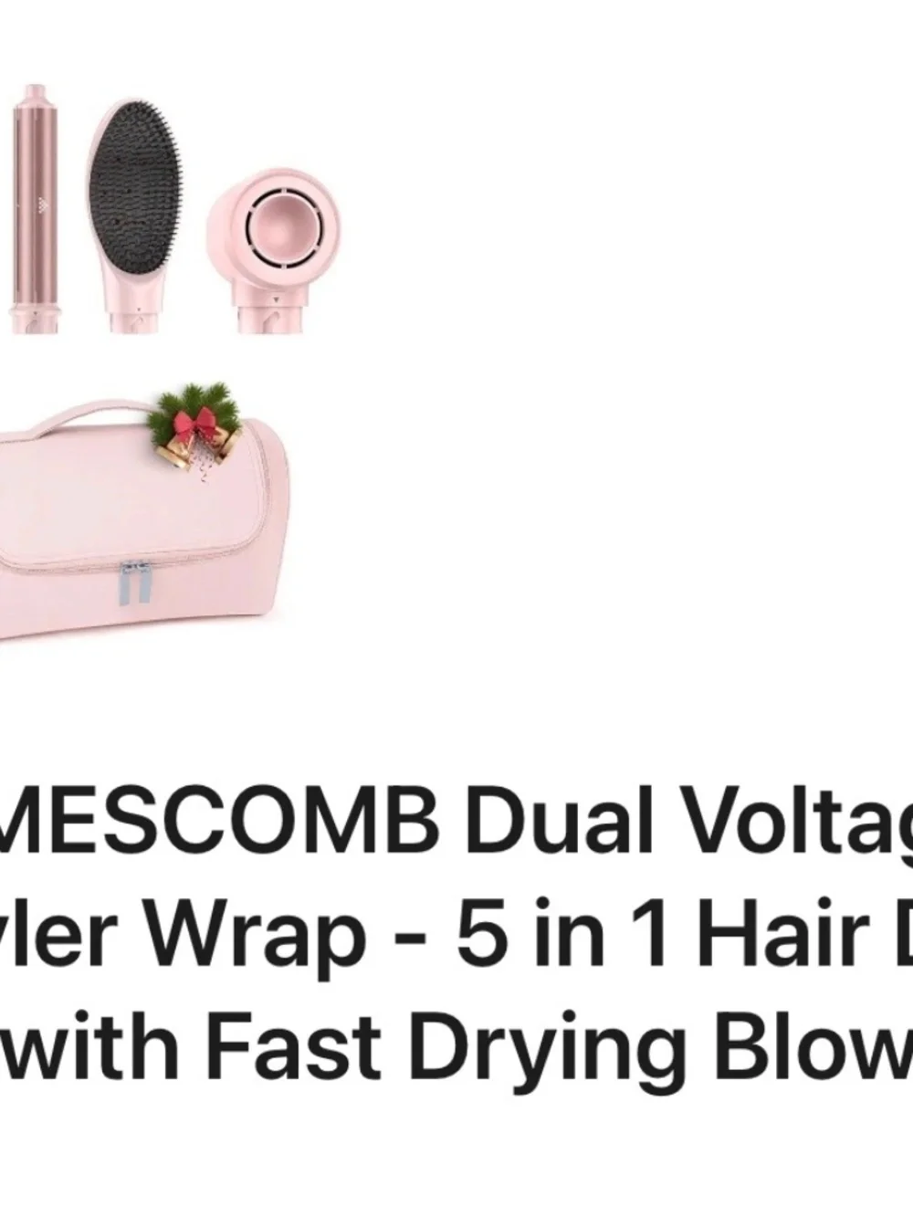 MESCOMB INTERCHANGEABLE STYLER HIGH-SPEED BRUSHLESS MOTOR